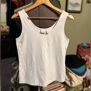 Women’s Chico’s white camisole tank. Thick material chicos size 01. EUC